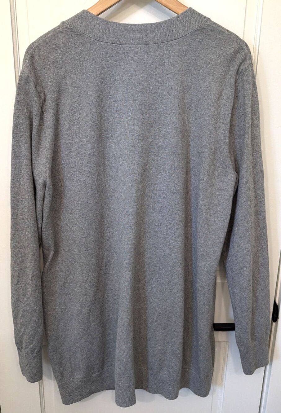 Duluth Trading Gray Long Sleeve Button Front Cardigan Sweater Women XXL Pockets - Picture 4 of 12